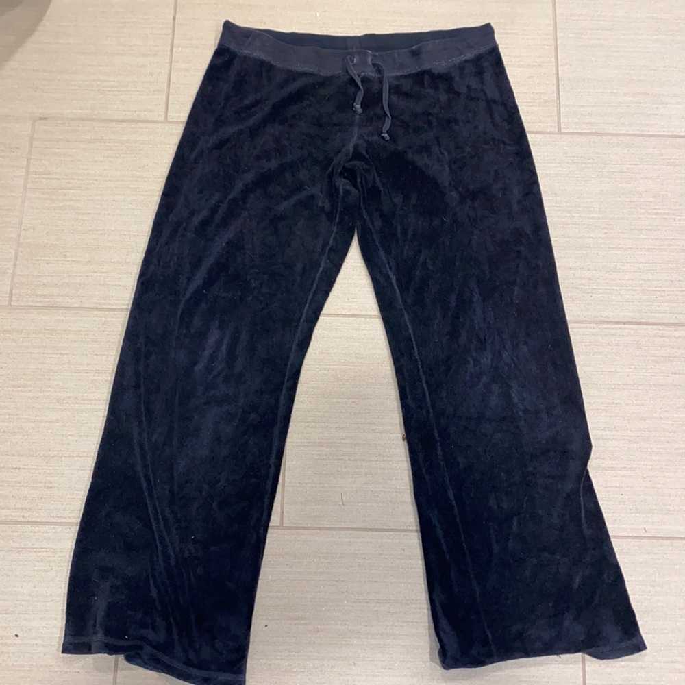Vintage Juicy Couture Navy Blue Terry Pants Size L